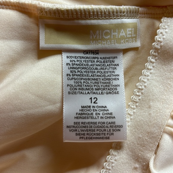NWT Michael Kors One Piece in Bone Size 12 - Picture 6 of 6